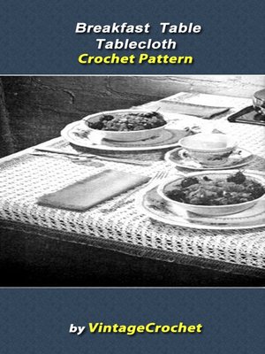 cover image of Breakfast Tablecloth Crochet Pattern